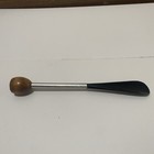 Vintage Mg Motors Wood Handle Shoehorn 12  Octagon Badge Mgb Midget Automobilia