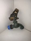 Vintage Brass bronze Frog Water Spigot With Patina