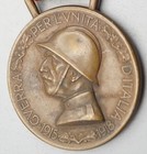 Wwi Era 1915-1918 Italian Commemorative Medal For The Italo-austrian War