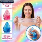 Water Drop Squeeze Squishies  Dream Squishy 2 4 X X 3 4 Inches  Blue 