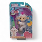 Fingerlings Sophie Baby Monkey White Interactive Toy   Stand  damaged Box 