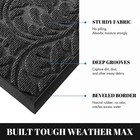 Yimobra Sturdy Door Mat  Heavy Duty Front Welcome Mats For Home Entrance Outdoor