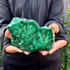 365g Natural Malachite Flake Quartz Crystal Luster Mineral Samples Healing
