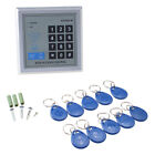 Electric Door Access Control System Kit Set Rfid Keypad  Magnetic Lock 10 Keyfob