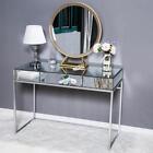 Mirrored Desk With Drawer Silver Console Table Mirror Sofa Table For Livingroom