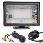 Car Rear View Backup Camera Reverse Hd Parking Night Vision And 4 3  Monitor