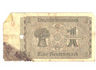 German 1937 1 Mark Bank Note Currency Berlin Germany 89 Year Old Banknote