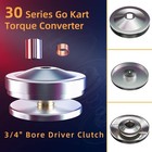 212cc Go-kart Torque Converter Kit     6 5 Hp Mini Bike Clutch Set  3 4  Pulley