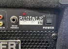 Fender Bass Amplification Rumble 15 Pr 497 Black Carpeted 120v 60hz 38w Tested