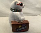 Coca-cola Authorized Collection 1996  Polar Bear With Suitcase Cookie Jar Perfec