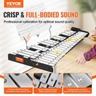 Vevor 32 Note Glockenspiel Xylophone Bell Kit With Mallets  Drum Sticks   Stand