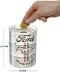Nostalgic-art - Metal Money Box Piggy Bank As Oil Barrel - Ford Mustang