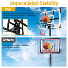 Portable Basketball Hoop 4 4-10ft Height Adjustable Upgrade Backboard Outdoor