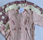 Bnwt Baby Girls 3pk Pink Bunny Sleepsuits 18-24 Months Next