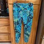 Lilly Pulitzer Luxletic Island Jogger Low Tide Navy Catty Purrsonality  Size L