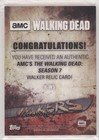 2017 Topps The Walking Dead Season 7 Walkers Relic Walker  r-w5 0fr5