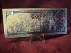 24k Gold Foil Plated Kylo Ren Star Wars Banknote Collectible