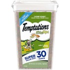 Catnip Fever Flavor Crunchy And Soft Dry Cat Treats  30 Oz Tub
