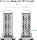 External Hard Drive Enclosure Silver 3 5  Inch Usb 3 1 Type B Sata Hdd Ssds
