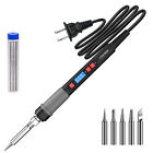 90w Electric Soldering Iron Welding Repair Soldering Iron Digital Set Tool Kit    