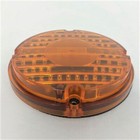 Dialight 70 Series 7  Round Amber Refuse Led Warning Light - P n  Ai6s2t2p3 96