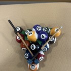 Pool Ball Billiards Rack Sculpture Wall Decor 9 