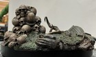 Skull Cemetery Resin Painted Base