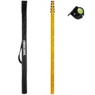 16 Ft  Aluminum Dual Sided Grade Rod Inches