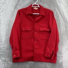 Vintage Boy Scouts Jacket Men s 44 Official Wool Red 60 s 70 s Button Uniform