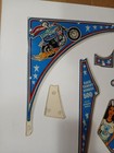 Original Bally Evel Knievel Pinball Plastics  10 Pieces 