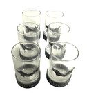 Beluga The Noble Vodka Pewter Shot Glass 100  Authentic  6 Pieces Set Loose Ring