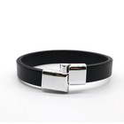 Genuine Cowhide Leather Bracelet For Men Women Magnetic Buckle Retro Jewelry