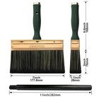 Kingorigin 7 Inch Paint Brush  Quick Deck Brush With Threaded Handle For Exte   