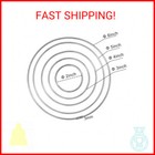 Metal Rings Hoops Macrame Rings For Dream Catcher And Crafts  silver 