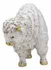 Native American White Bison Buffalo 8 5 Inches Long Totem Spirit Home Decor