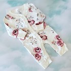 Gerber Romper Modern Moments Baby Girl Size 0-3 Months With Headband And Booties