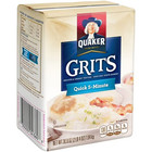 Quaker Quick-5 Minute Grits Enriched White Hominy Corn  36 8 Oz Paper Box