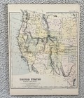 1870 Various Two-sheet Maps Of Usa   Canada And World