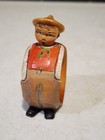 Anri Vintage Carved Wood Boy Napkin Ring