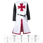 Knight Tunic Medieval Renaissance Templar Knights Surcoat Tabard Costume Outfit