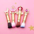 Kabuki Makeup Brushes Face Contour Powder Liquid Retractable 4-pieces Full Set