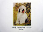 Old English Sheepdog Magnetic Refrigerator Notepads Set Of 2 To Do grocery Lists