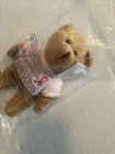 Avon Breast Cancer Awareness Stuffed Plush Bear 7 Inch Pink Shirt 2001 Brand New