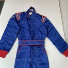 Sparco Race Suit Mens Small Uk 48 Uk 38 Blue Red One Piece Go Karting