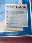 Vtg World Map Pull Down George F Cram Cds-125 Usa