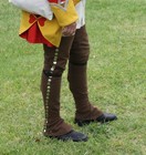 Brown Over-the-knee Gaiters - F i  Revolutionary War