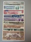 Mexico Peso Banknote Lot  9  1970 80 s  Series Set Banco De Mexico