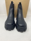 Vodvob Women s Chunky Cleated Boot Waterproof Ankle Boots Black Size 9 New W box