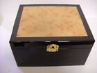 Funeral Chest Cremation Urn Kit Casket Wood Gloss Cherrywood Ashes Box  New Kit
