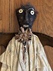 Kay Cloud 2002 Folk Art Angel Doll Antique 1890 Dress Gothic Halloween 30   